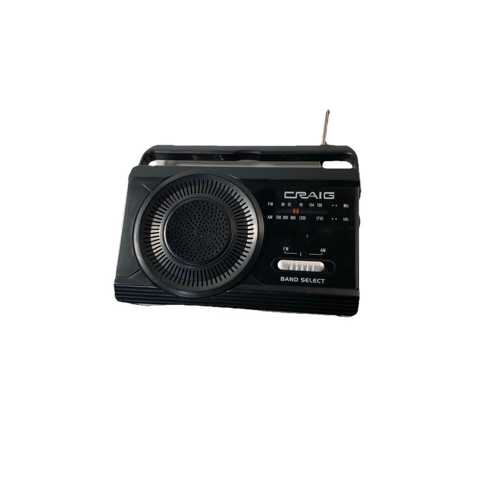 Craig Electronics Portable AM/FM Radio Model No. CR4181 Not Tested